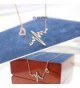ELBLUVF Plated Stainless steel Cardiogram Necklace in Women's Pendants
