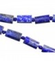Lapis Lazuli Cylinder Necklace Inch in Women's Strand Necklaces