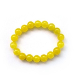 Yellow Stone Meditation Rosary Bracelet