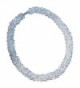 Fashion Bridal Wedding Jewelry Crystal Collar Choker Necklace with Magnetic Clasp - CT11Q3Q4YEP