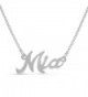 Personalized Name Necklace Pendant In Silver Tone- 100 Names Available For Immediate Purchase! - CW12O1S7YV4