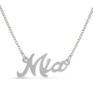 Personalized Name Necklace Pendant In Silver Tone- 100 Names Available For Immediate Purchase! - CW12O1S7YV4