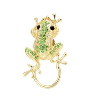SENFAI 3 Colors Frog Magnetic Clip Holder Magnetic Eyeglass Holder Brooch Jewelry - CQ12B9707N9