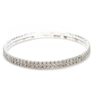 Imixlot Rhinestones Stretch Anklet Bracelet in Women's Anklets