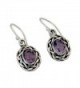 NOVICA Sterling Silver Amethyst Earrings