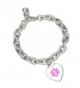 Divoti Custom Engraved Heart Charm 316L Medical Alert Bracelet for Women - Adjustable - CN12BAMVBCD