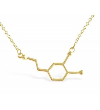 Rosa Vila Dopamine Molecule Necklace for a Good Start of the New Year - CS12BIIWL7J