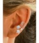 Maple Rhodium Silver Ear Earring