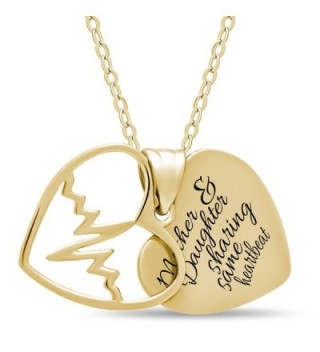 Mother Sterling Silver Daughter Necklace - CU12FYZWKM3
