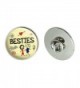 Besties Best Friends Metal 1.1" Tie Tack Hat Lapel Pin Pinback - CJ185LOOX5U