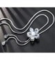 Z Jeris Crystal Flower Pendant Necklace in Women's Pendants