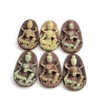 Natural Tibetan Buddhist Kwan yin Pendant in Women's Pendants