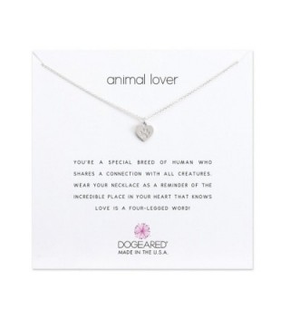 Dogeared - Animal Lover Necklace in Sterling Silver - CK17YDRCDTX