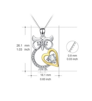 Angel caller Crystal Sterling Necklace in Women's Pendants