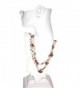 Multi Strand Faux pearl Glass Layered Necklace in Women's Strand Necklaces