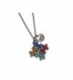 Autism Awareness Studded Puzzle Necklace in Women's Pendants