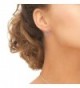 Sterling Silver Simulated Design Earrings in Women's Hoop Earrings