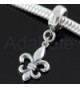 Sterling Silver Flower European Bracelets