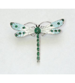 Faship Gorgeous Emerald Crystal Dragonfly