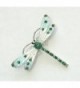 Faship Gorgeous Emerald Crystal Dragonfly in Women's Brooches & Pins
