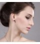 Black Round Gemstone Birthstone Earring