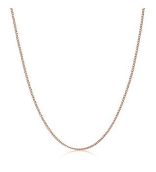 Plated Sterling Silver Necklace Length