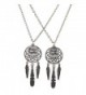 Lux Accessories Dream Laugh Together Dreamcatcher BFF Best Friends Necklace Set. - CM120RWTZ6R