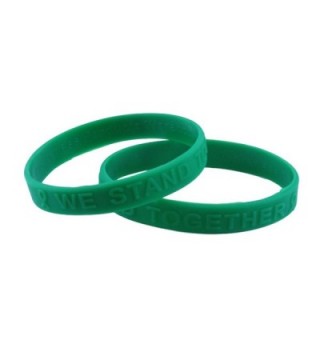 Green Awareness Embossed Silicone Bracelet Buy 1 Give 1 - CR11DEGA95J