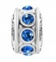 LuckyJewelry Filigree Crystal Birthstone Bracelet in Women's Charms & Charm Bracelets