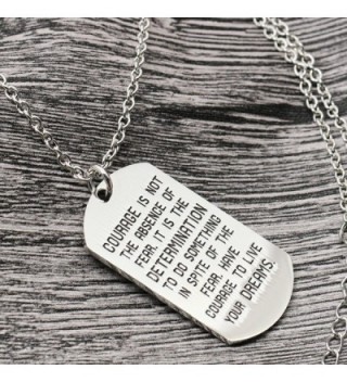 lauhonmin Pendant Necklace Courage Determination in Women's Pendants