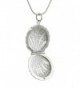 Sterling Silver Nautical Locket Necklace