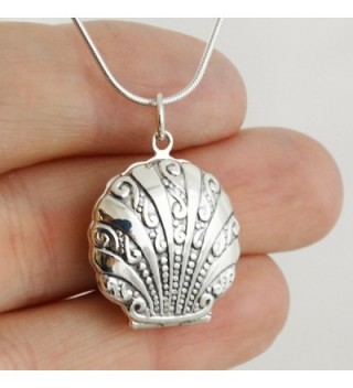 Sterling Silver Nautical Locket Necklace in Women's Lockets