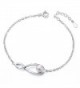 925 Sterling Silver Freshwater Cultured Pearl Adjustable Infinity Bracelet for Women - CJ185SDGM7M