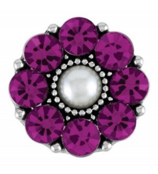 Ginger Snaps Aria Amethyst SN08-61 Interchangeable Jewelry Snap Accessory - CS121J41SS5