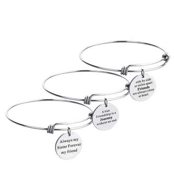 Inspirational Expandable Bracelet Stainless Forever - 65mm Inner Diameter - CG1806DQ9RA