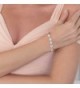 Mariell Pear Shaped Wedding Bridal Bracelet in Women's Tennis Bracelets