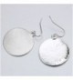 HONGYE Brushed Silver Colored Earring