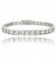 Heart of Charms Cubic Zirconia Classic Tennis Bracelet or Infinity Love Bracelets - CH18546R4A5