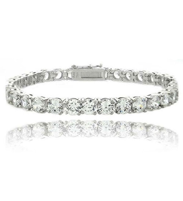 Heart of Charms Cubic Zirconia Classic Tennis Bracelet or Infinity Love Bracelets - CH18546R4A5