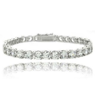 Heart of Charms Cubic Zirconia Classic Tennis Bracelet or Infinity Love Bracelets - CH18546R4A5