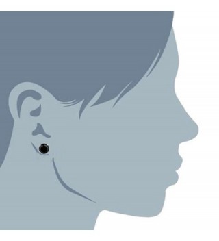 Sterling Silver Rhodium Zirconia Earring