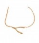 Sideways Wishbone Pendant Necklace Sterling
