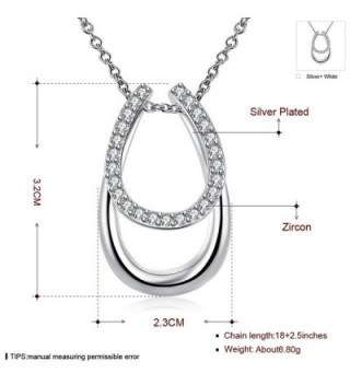 Godyce Horseshoe Pendant Necklace Sterling