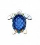 Liztech Sea Turtle Pin Turtle Brooch Beach Ocean Jewelry - C2185WG7AS8