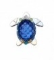 Liztech Sea Turtle Pin Turtle Brooch Beach Ocean Jewelry - C2185WG7AS8