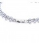 Plated Zircon Fashion Tennis Bracelet in Women's Link Bracelets