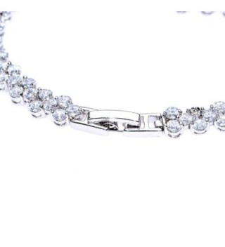 Plated Zircon Fashion Tennis Bracelet in Women's Link Bracelets