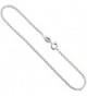 Sterling Silver Cable Chain Necklaces & Bracelets 1.5mm thin Nickel Free Italy- sizes 7 - 30 inches - CF112878V7T