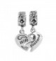 LuckyJewelry Wife Husband Heart Charms Dangle Bead Set Sale For Pandora/Troll/Chamilia Charm Bracelet - CI12N1JRSAP