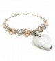 MyIDDr - Pre-Engraved & Customized Women's Coumadin Toggle Medical Charm Bracelet- Rose Steel Hearts - CP11HUXZEF3